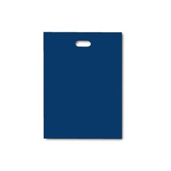 レジ袋 4206 ポリ手提袋 シティバッグ ネイビー M ベルベ