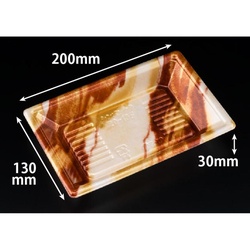 リスパック 寿司容器 新万角20-13F はなの茶 本体