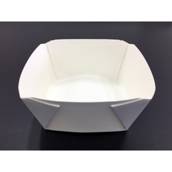 弁当容器 K-M 正方形紙 ホワイト トレー 東罐興業