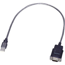 ＵＳＢｔｏシリアルケーブル　グラファイト　０．５ｍ