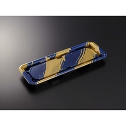 中央化学 寿司容器 HS澄板30-11 麻筆DB-BK 本体