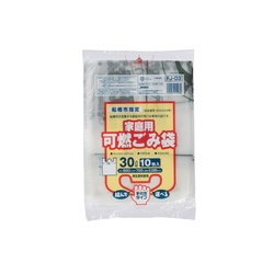 市町村ゴミ袋 船橋市指定 可燃用 30L 10P 手付 ジャパックス