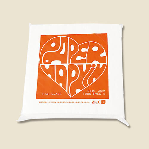 紙ナプキン 4つ折り フラット 白 平判ナミ型 1000枚・個包装