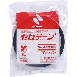 着色セロテープ　青　１８ｍｍ×３５ｍ　１０巻