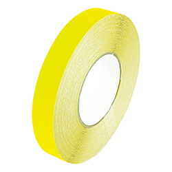 【廃番商品】滑り止めテープ25mm×18.3m　黄　【ＨＥＳＫＩＮＳ アンチスリップテープ Ｓａｆｅｔｙ Ｇｒｉｐ ２５×１８．３ｍ 黄色】