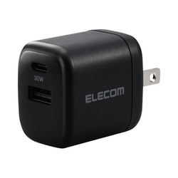 ＡＣ充電器　３０Ｗ　小型　ブラック