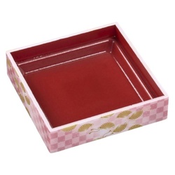 弁当容器 WPS-角165-165(V) 本体 市松春扇 エフピコ