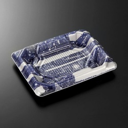 中央化学 刺身容器 四方盛 15-11 麗DB 本体