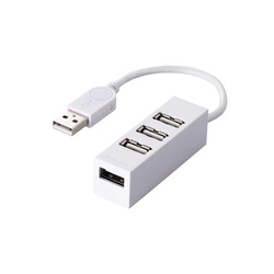 ＵＳＢＨＵＢ２．０バスパワー　４ポート　白