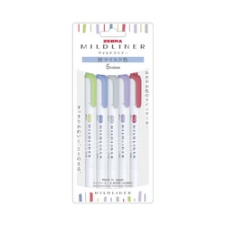 マイルドライナー　渋マイルド色　５色セット×１０