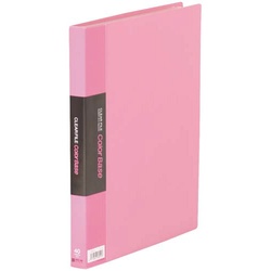 カラーベース固定式　Ａ４縦４０ポケット　桃×３０