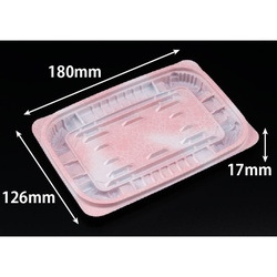 惣菜容器 バイオ ホットリデュー 330B K-ふく桃 リスパック