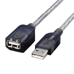 ＵＳＢ延長ケーブル　マグネット内蔵　１．０ｍ