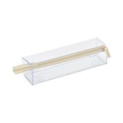 ペンケースＣ２　クリアタイプ　ラテベージュ