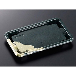 中央化学 寿司容器 CF にぎり L 8 桂浜-BL 本体