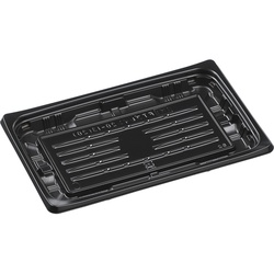 エフピコ 軽食容器 FTプレイン20-13(20) 本体 黒