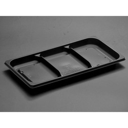 リスパック 饗膳 100中皿3 黒