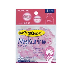 紙めくり＜メクリン＞透明ピンクＬ　２０個入