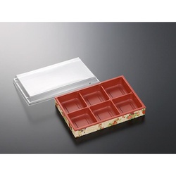 折箱 CWH-角2.3-6 赤-鼓 (ボ) 中央化学