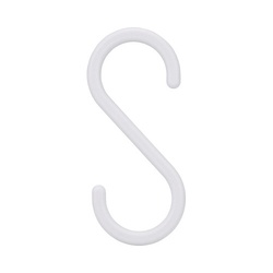 Ｓ字フック（大）４個入×５　ホワイト