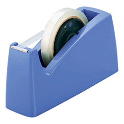 【廃番商品】テープカッター　樹脂紙管用　1インチ、3インチ　【ＯＰ テープカッター 青】