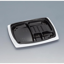 弁当容器 祝い膳24-20-1H 白内黒 福助工業