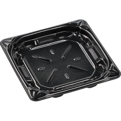 惣菜容器 MFPグリル17-17内嵌合 本体 黒 エフピコ