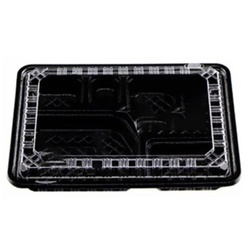 弁当容器 CY-3-1 黒セット(OPS) エフピコチューパ