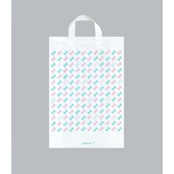 ポリ手提袋 カルチャーバッグ カラーリボン 中 福助工業