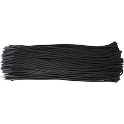 かさばりにくいつづりひも　ブラック　１００本×１０