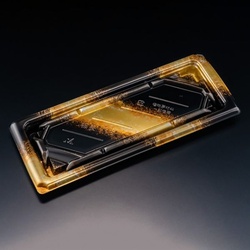 リスパック 寿司容器 バイオ板長 1-5B しょうえい金 本体