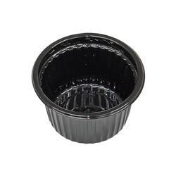 北原産業 ポーション容器 オンスカップ 1オンス 黒 100個/袋