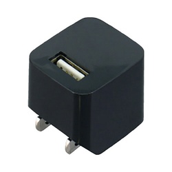 ＵＳＢ　コンセントチャージャー　１Ａ　ブラック