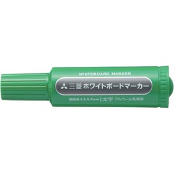 ホワイトボードマーカー　太字丸芯　緑