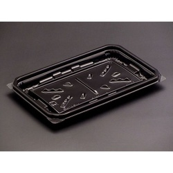 リスパック 惣菜容器 バイオカップ モレン 280B 黒 本体