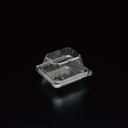 スミ 軽食容器 ユニコン LS-02(小) 透明 おにぎり2個