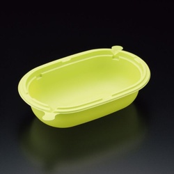 スミ 弁当容器 スーパーレンジ PE-1 ライム 本体