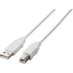 ＵＳＢケーブル（Ａ−Ｂ）　５ｍ　ホワイト