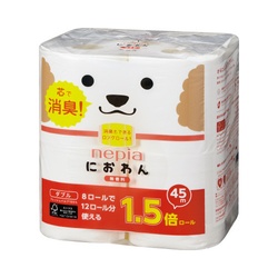 ネピアコンパクト　消臭ダブル４５ｍ　８個入×８