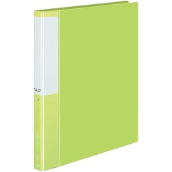 名刺ホルダーポジティ差替式Ａ４縦　薄緑３００名４冊