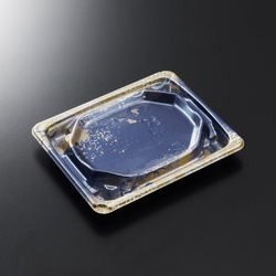 中央化学 刺身容器 BCF 宝台 15-12 渚DB-BK 本体