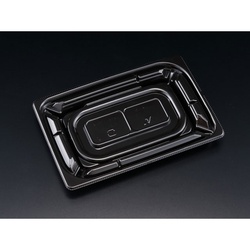 リスパック 惣菜容器 バイオカップ 優枠 17-11B 黒 本体