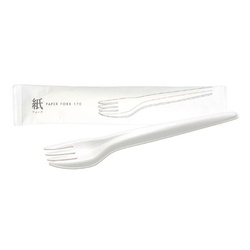 使い捨てフォーク SBT-紙フォーク(個包装) 17cm シンギ
