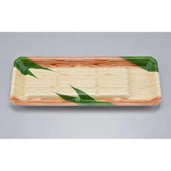 発泡トレー 新匠-ウナギ33-14 笹木目 シーピー化成