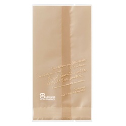 合掌袋 BKF マロンブラウンスイーツパック マット-4(100枚) ヘッズ