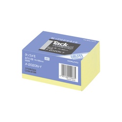 タックメモお徳用　７５×１００　黄５００枚