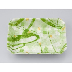 発泡トレー V-惣菜36深 よつば緑 シーピー化成