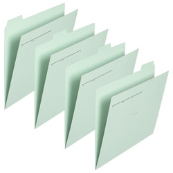 カットフォルダー　４山Ａ４横　ブルー×１０