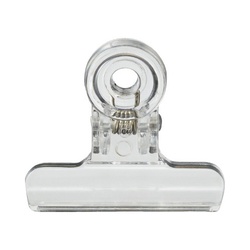 プラカラー目玉クリップ（ＰＣ製）小　透明１０個入