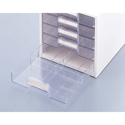 レターケース透明プラスチック　Ａ４　ヨコ仕切板